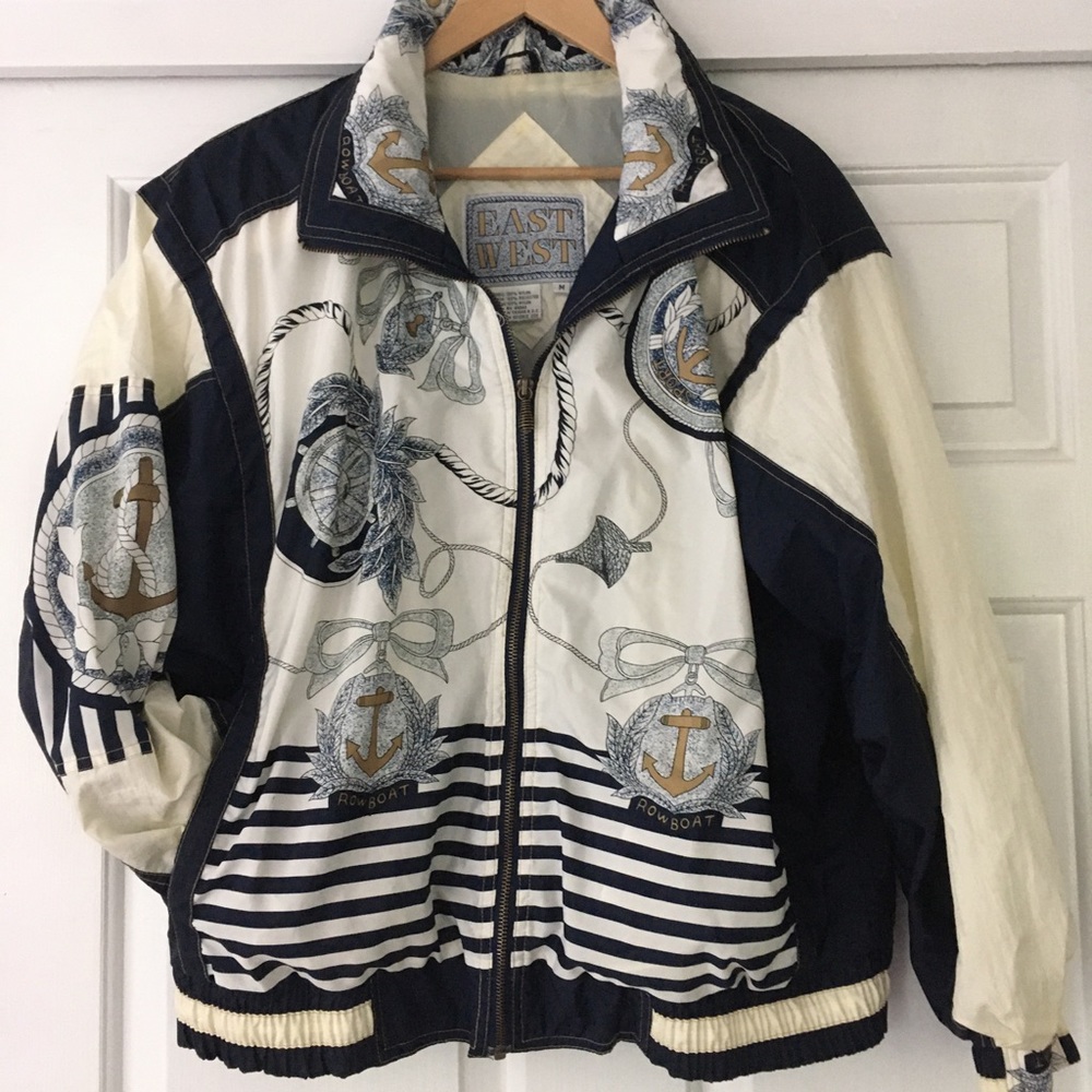 Vintage nautical windbreaker